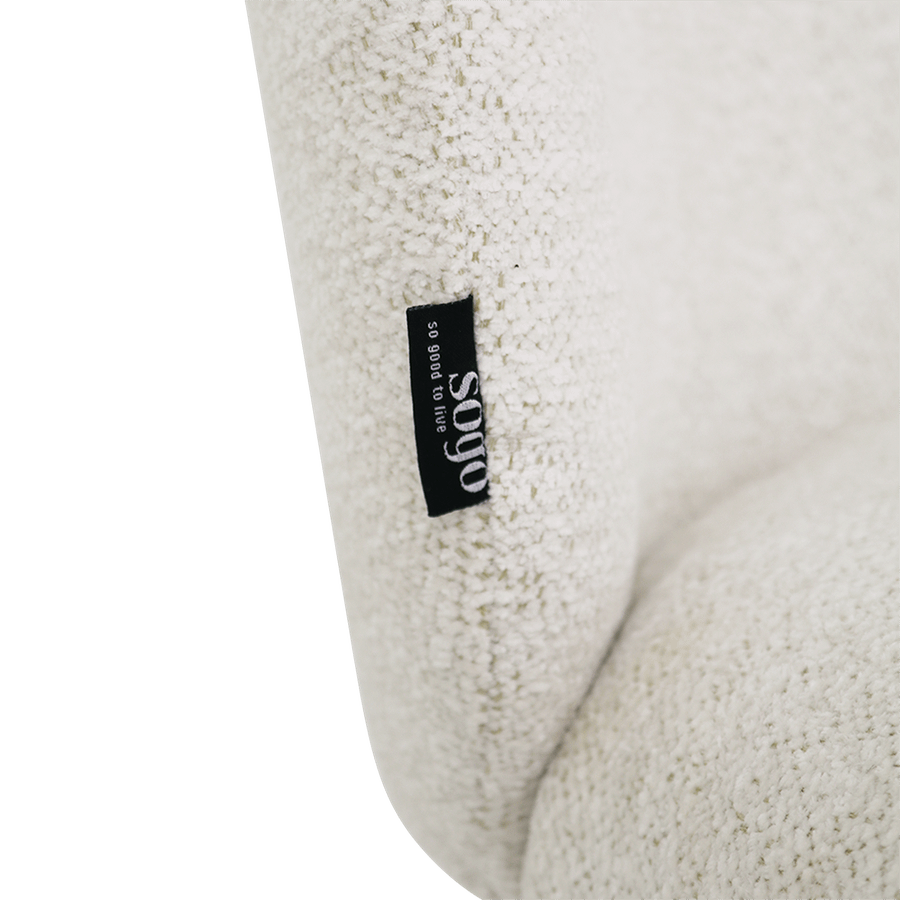 Stoel BALDER 180° Cream Pt Zwart Stoel BALDER 180° Cream Pt Zwart