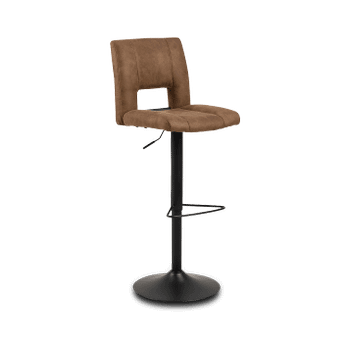 Barstoel FINLEY Preston fabric light brown 22 Barstoel FINLEY Preston fabric light brown 22