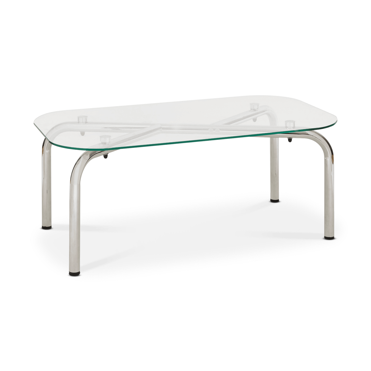 Salontafel LUCIO Glas/Chroom