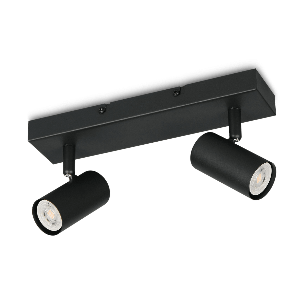 Spot TARYN 2Del. Metaal Mat Zwart