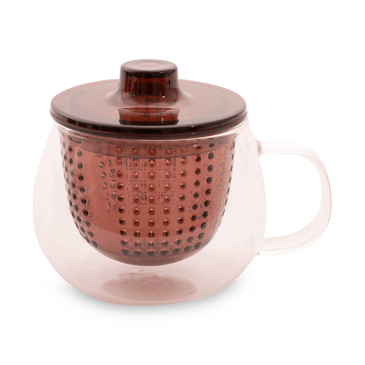 Theemok BOTOTHE Glas M/Filter Aubergine