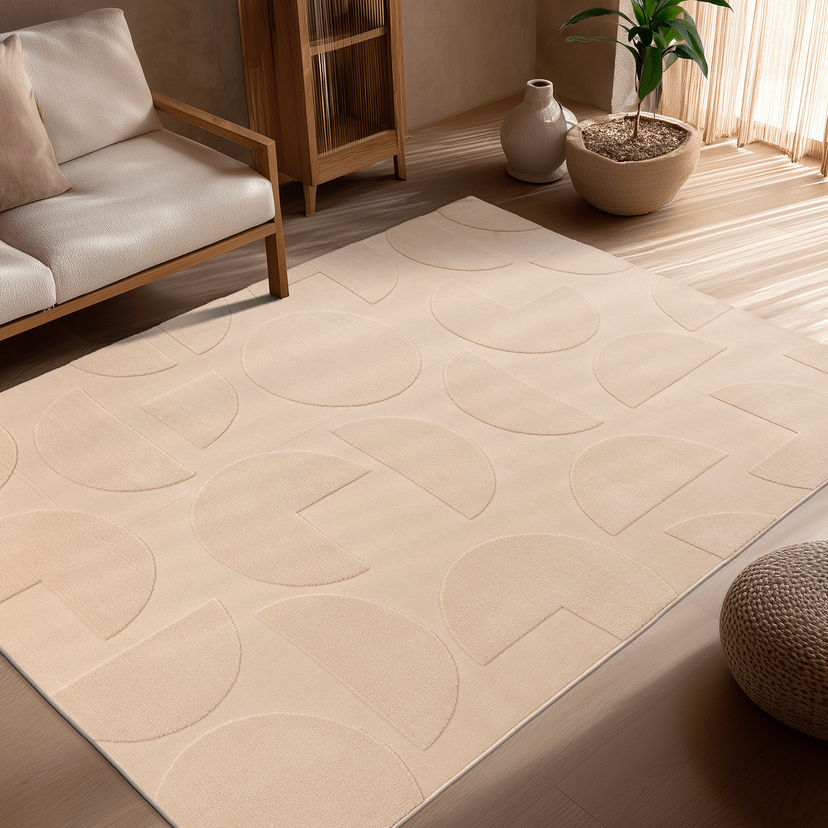Tapijt FOCUS 170x120 Beige