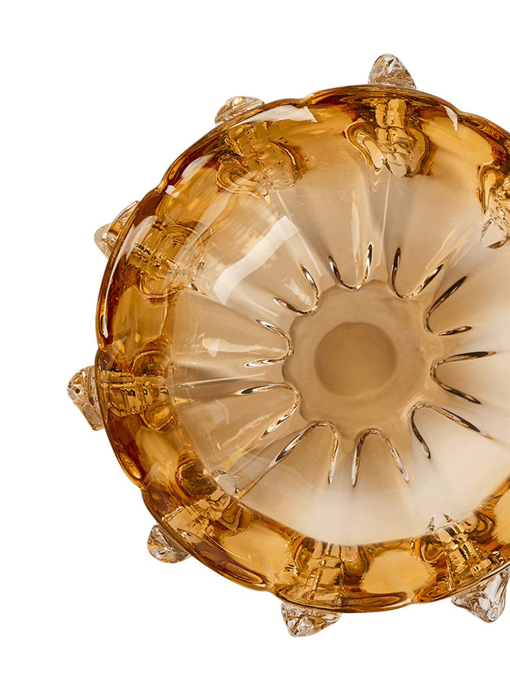 Schaal Nicora Oranje Glas Ø30 cm