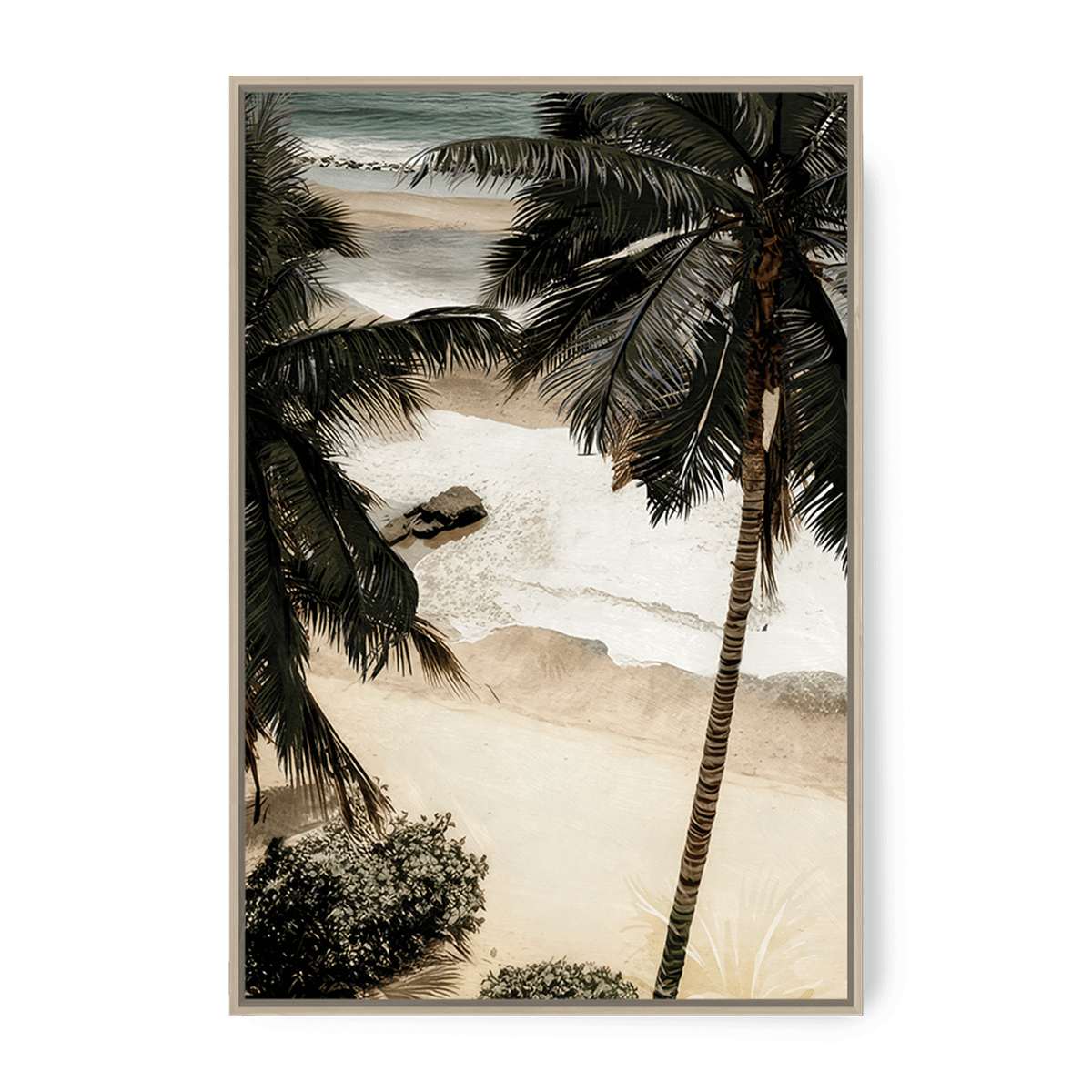 Framed Canvas MAHESA 80x120