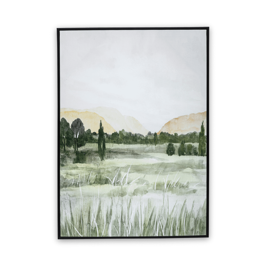 Canvas TOSCANE Wit/Groen Canvas TOSCANE Wit/Groen