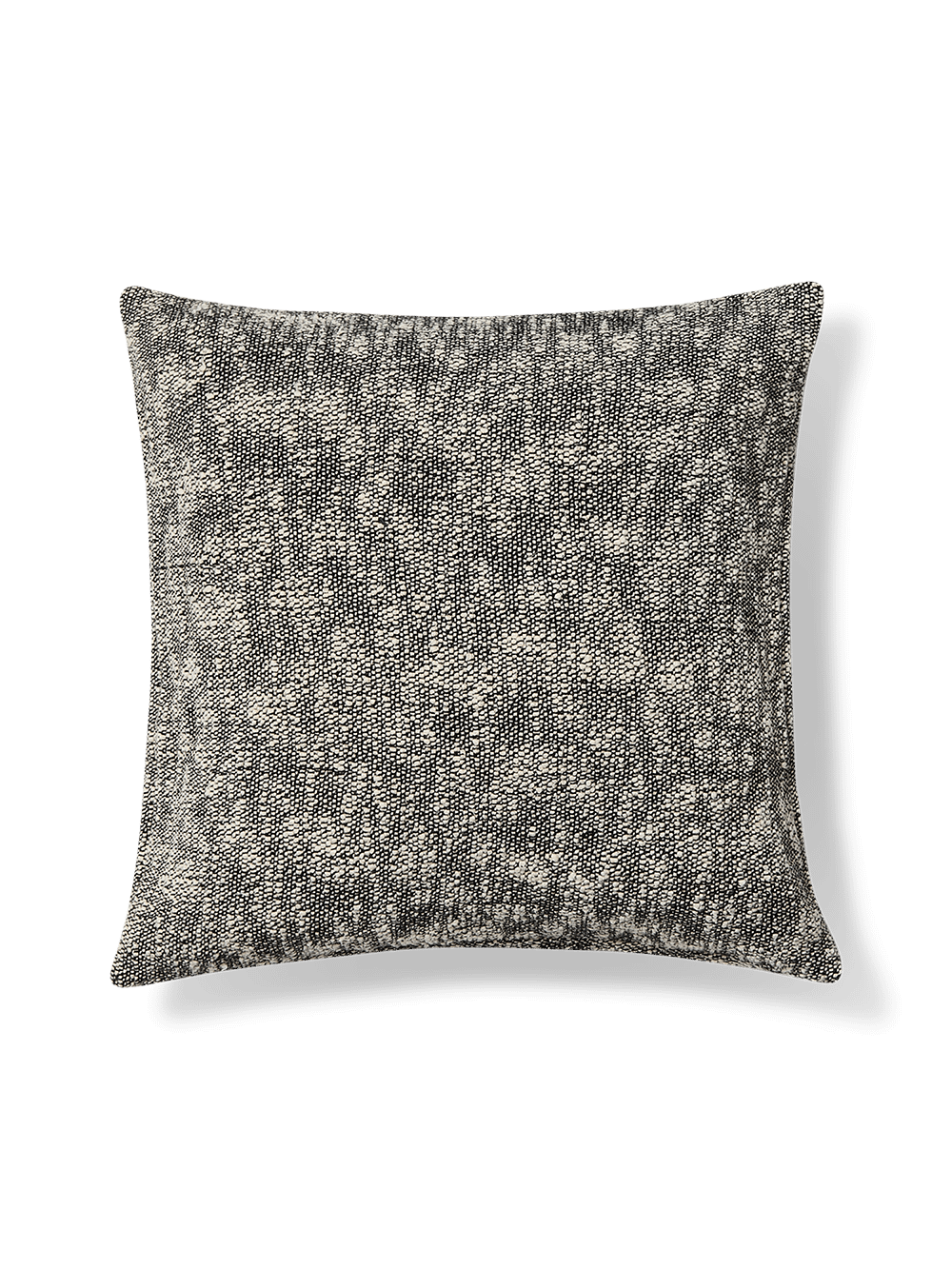 Mevia kussenhoes van linnenmix in beige en zwart 50 x 50 cm