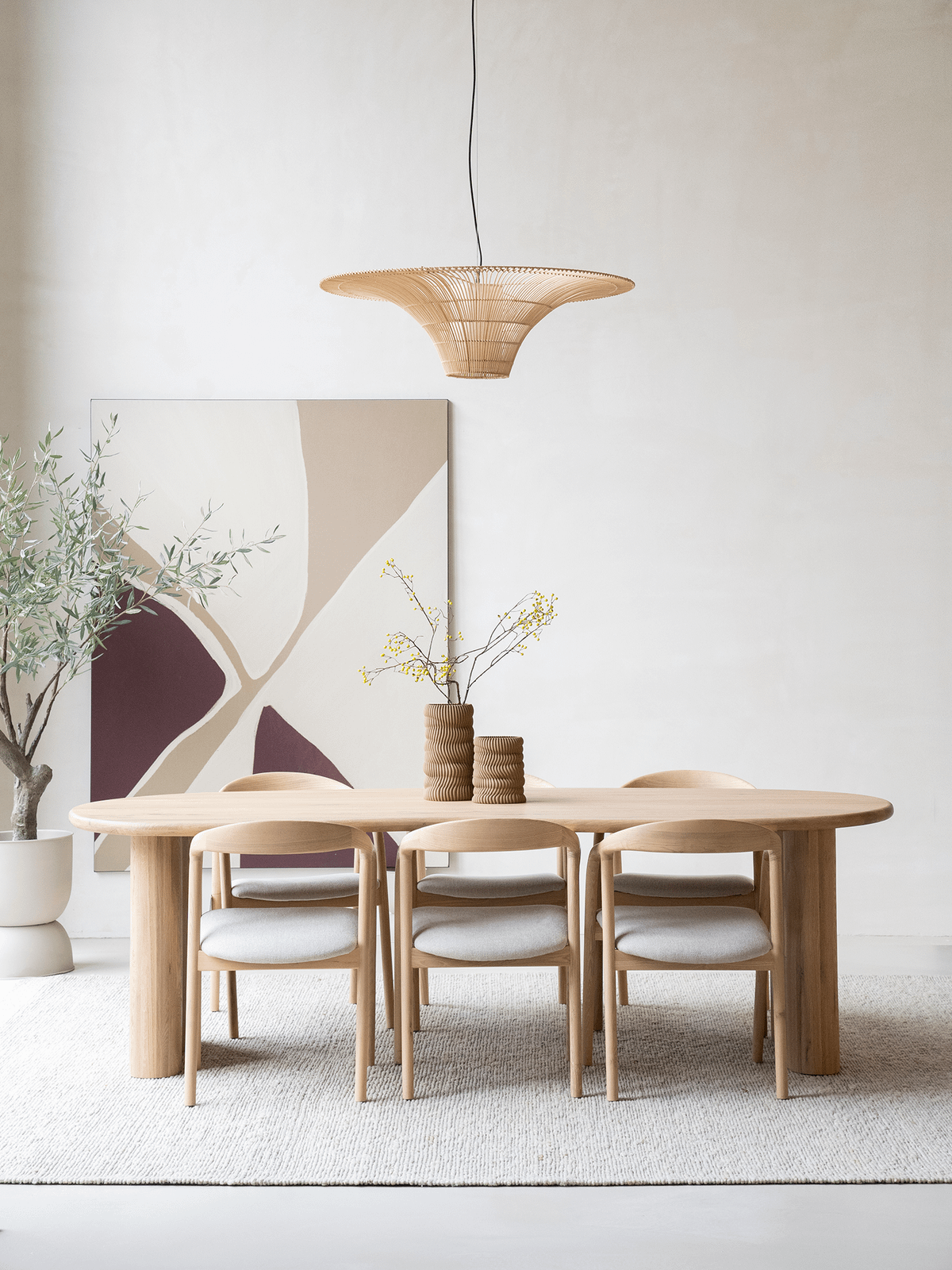 Eettafel Josh Naturel 300 x 110 cm