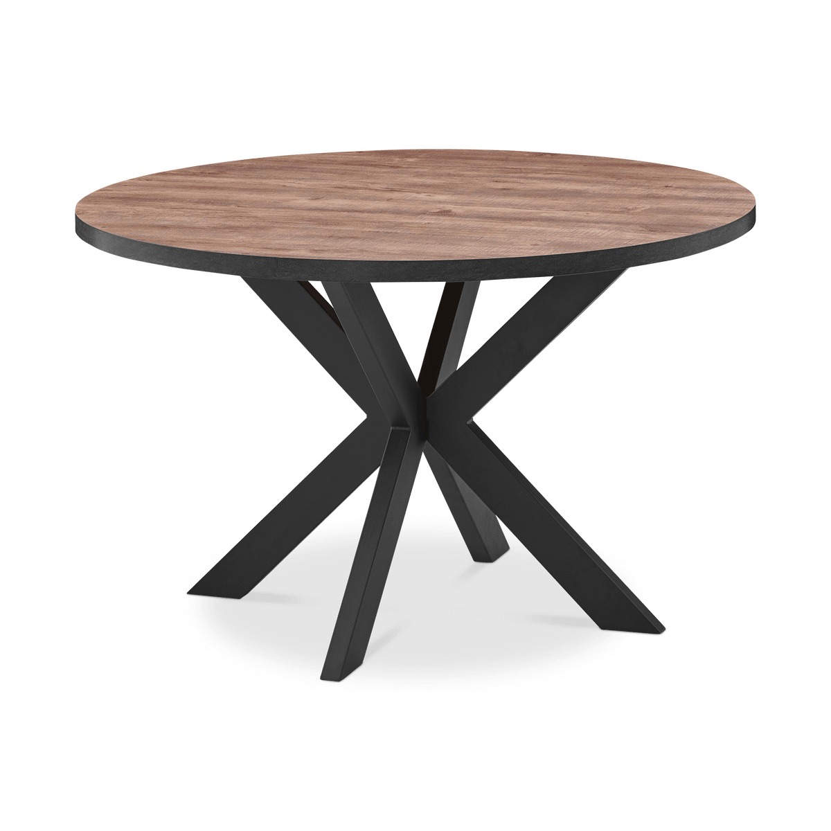 Eettafel DELPHINE Ø120 Sterpoot Zwart