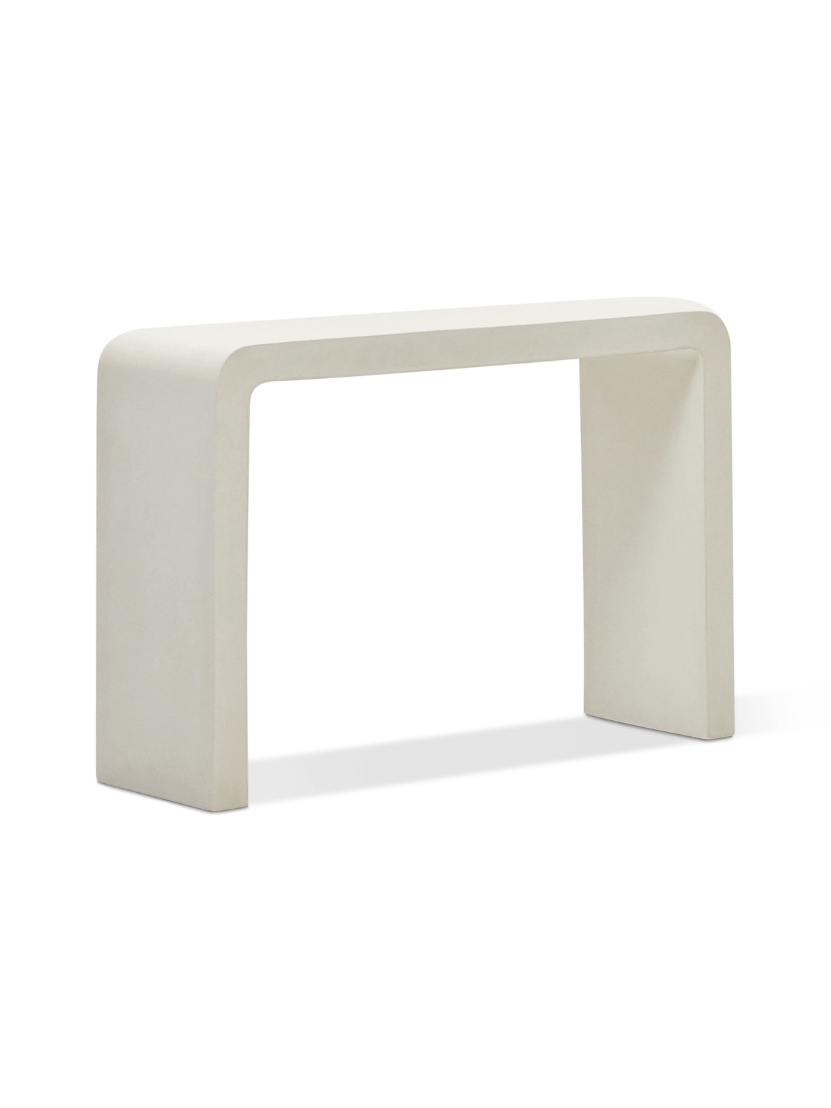 Aiguablava console in wit cement, 120 x 80 cm