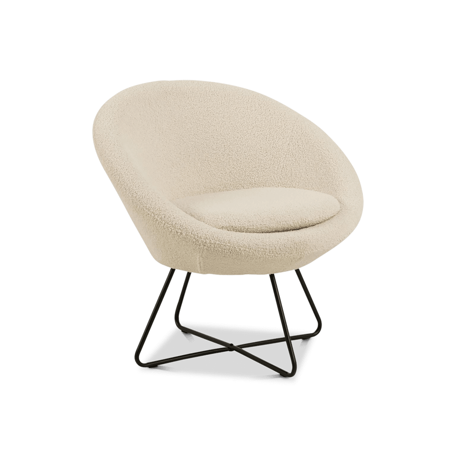 Bijzetzetel MEDIO Orson Cream Beige Bijzetzetel MEDIO Orson Cream Beige