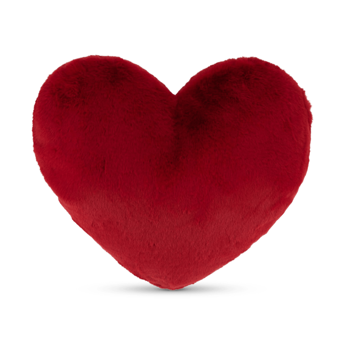Kussen TYCHA Hart Furry Poly Rood