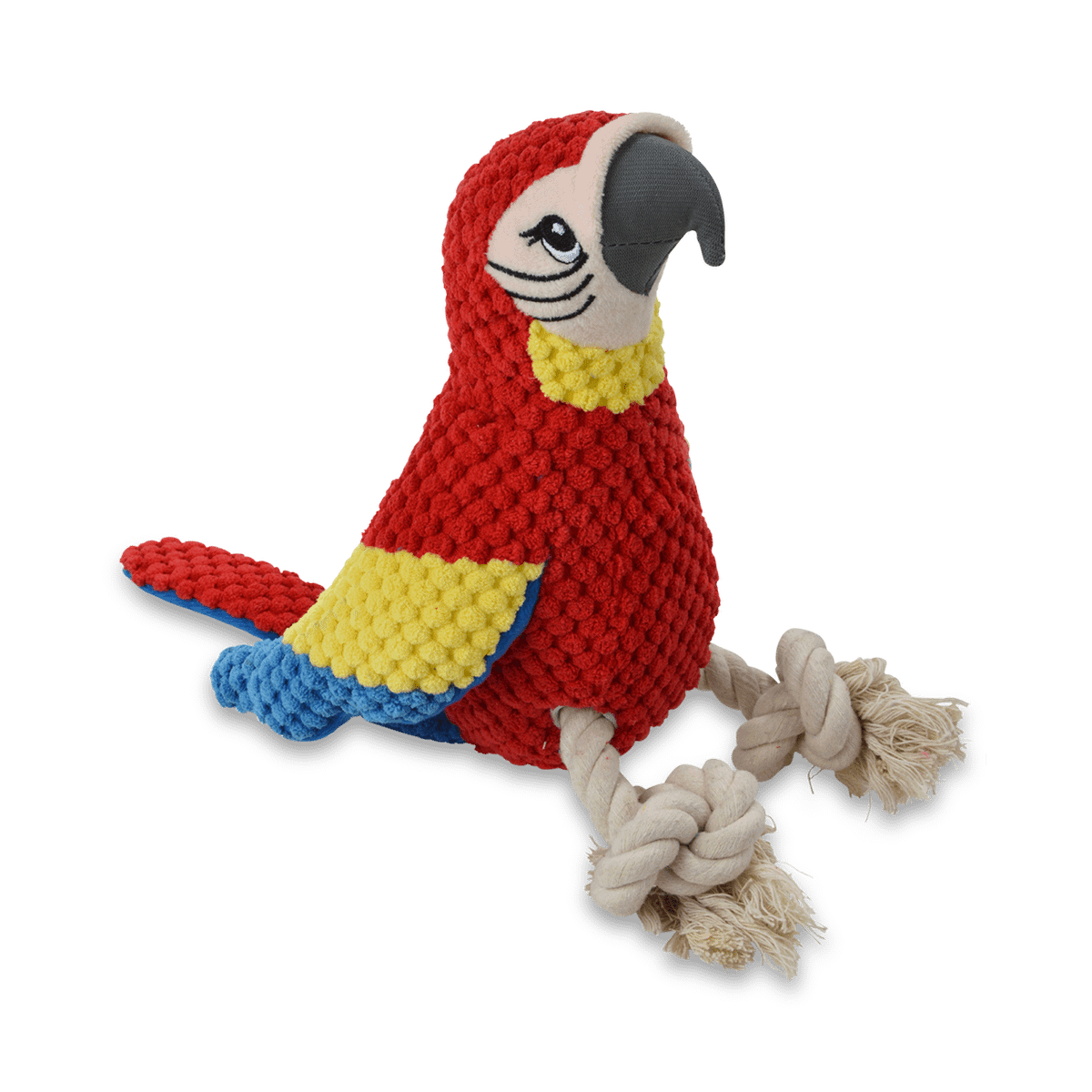 Speeltje PELUCHE Papegaai Rood