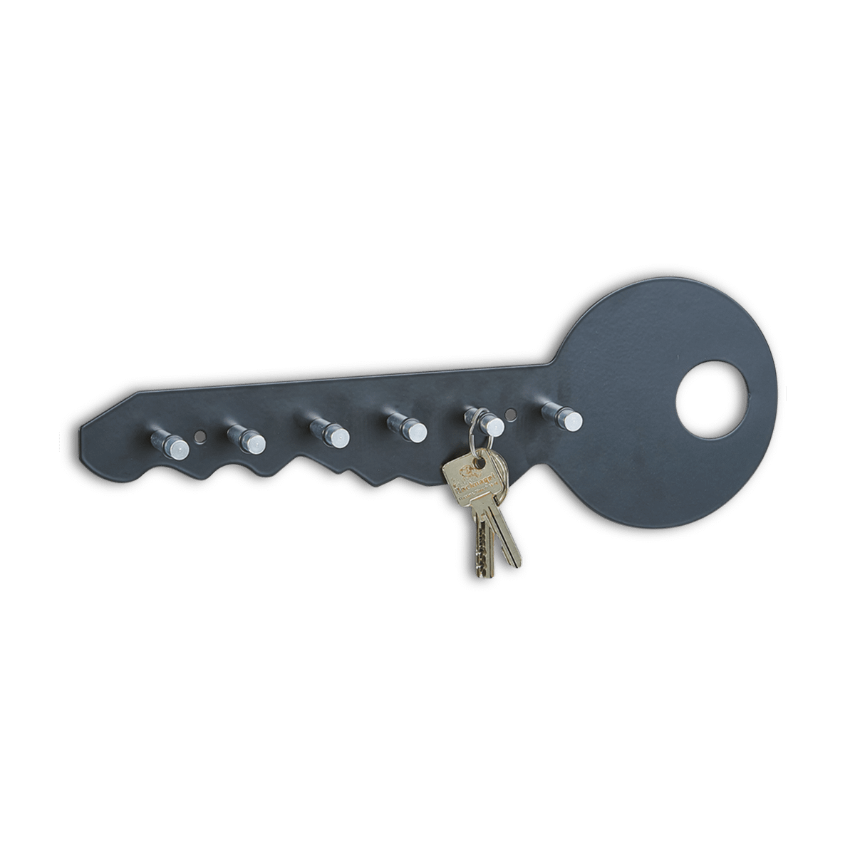 Sleutelhanger KEY Met. Zwart