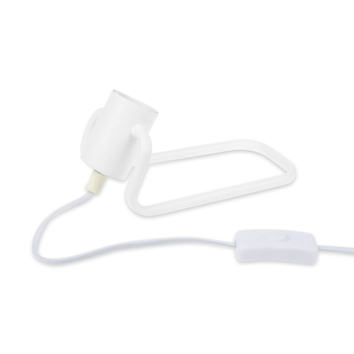 Tafellamp FLAT Met. Wit