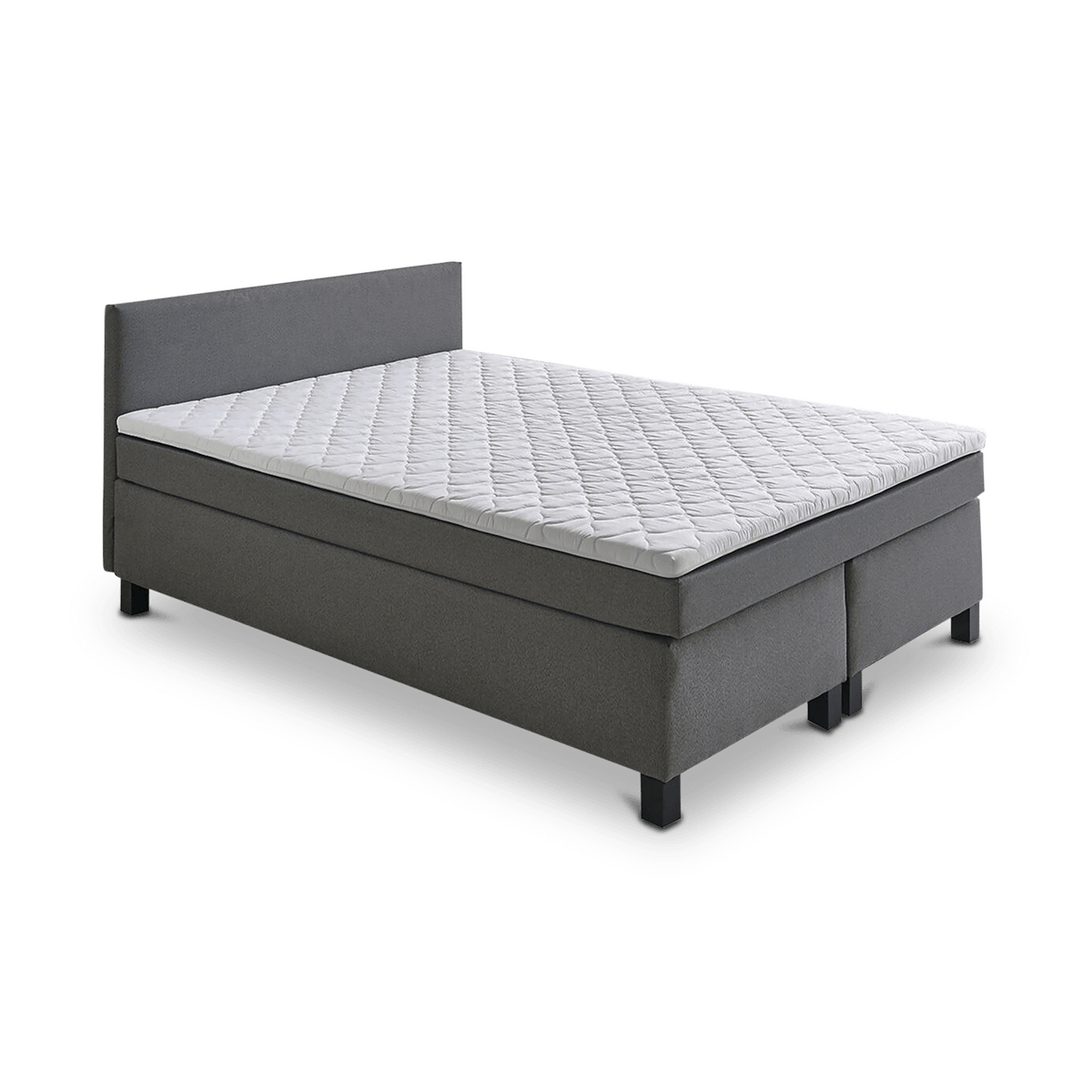 Boxspring HAMBURG grijs 160x200
