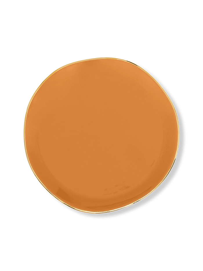 Bord Good Morning Caramel Ø17 cm