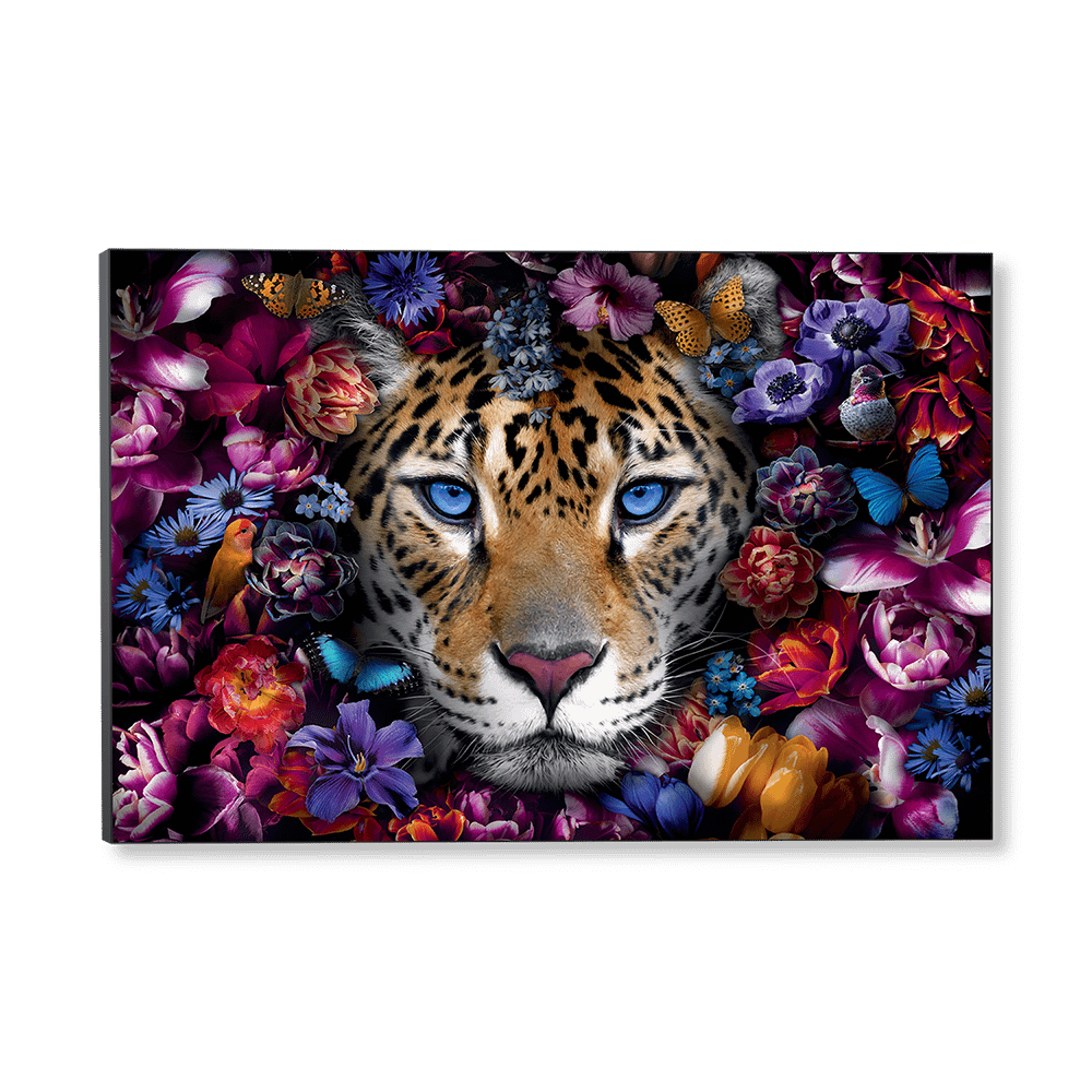 Framed Canvas POWER CAT 140x100