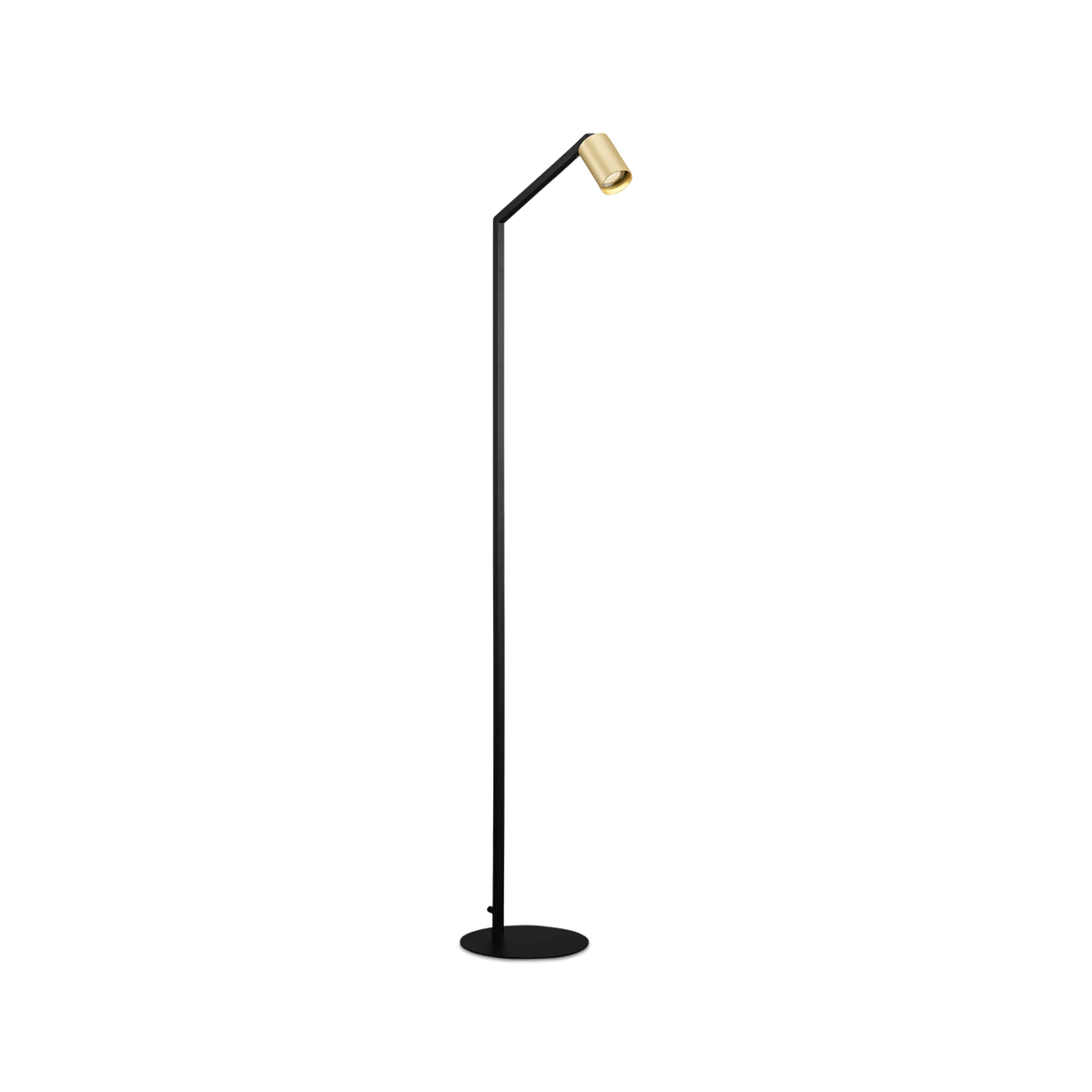 Vloerlamp TABOO 1Del. Zwart/Goud