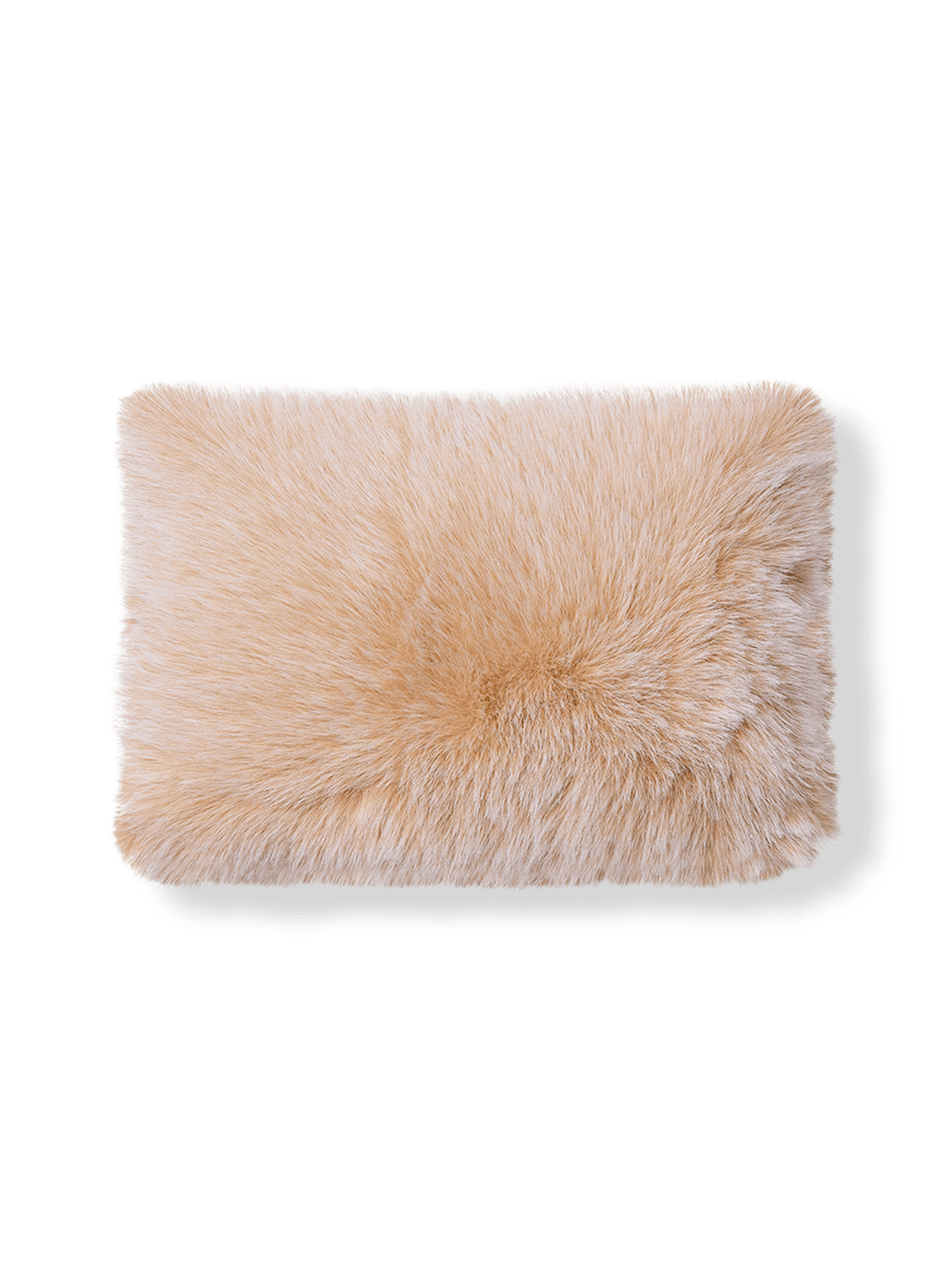 Lisara ecru kussenhoes met bonteffect twee kleuren 40 x 60 cm