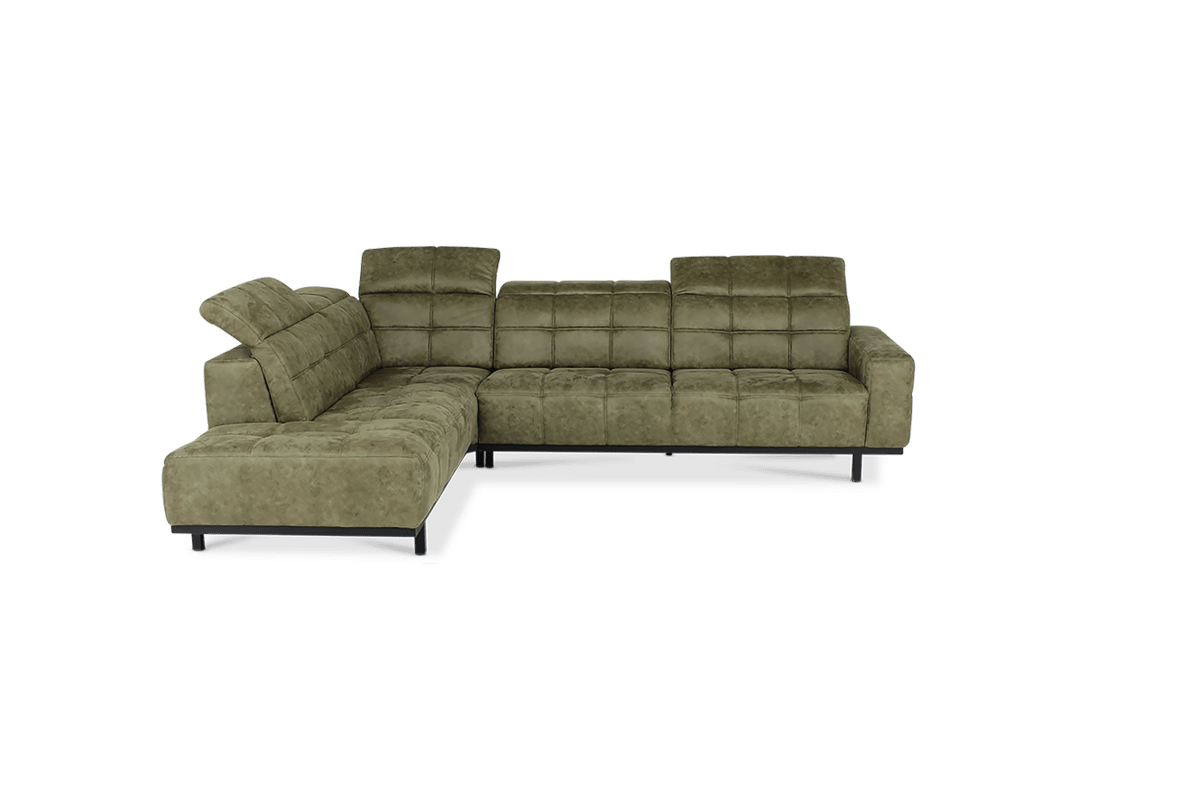 Hoeksalon PARFAIT Longchair Links Softyl Olive
