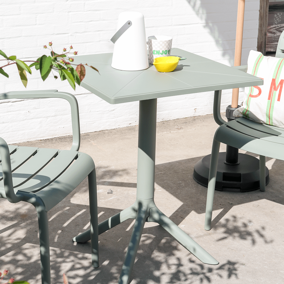 Tuintafel MERLOT 60x60 Groen