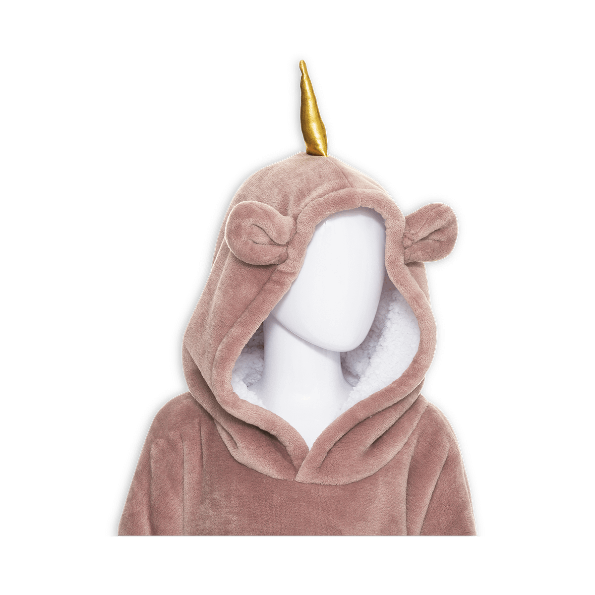 Hoodie UNICORN Poly Roze