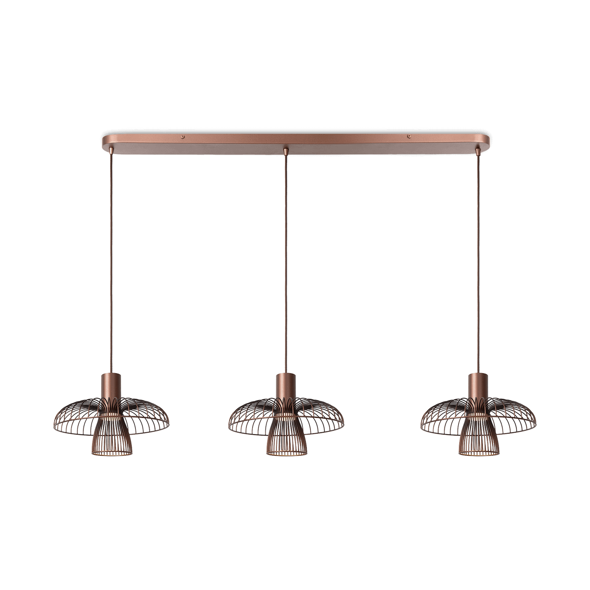 Hanglamp NIGELLA 3Del. B135 Koffie
