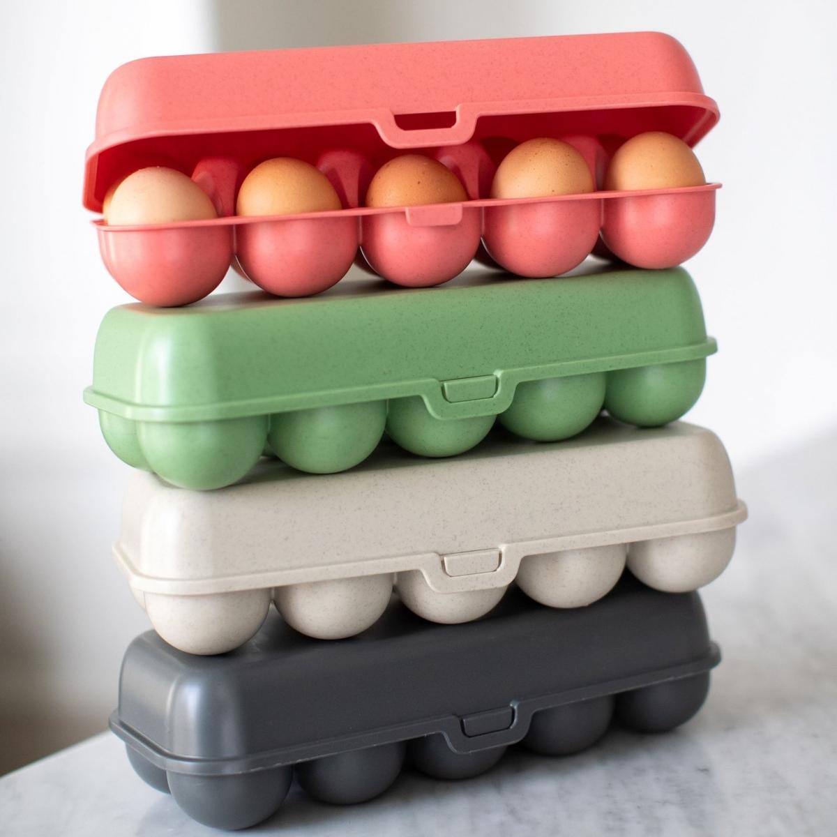 Eierdoos EGGS TO GO Nat. Ash Grey