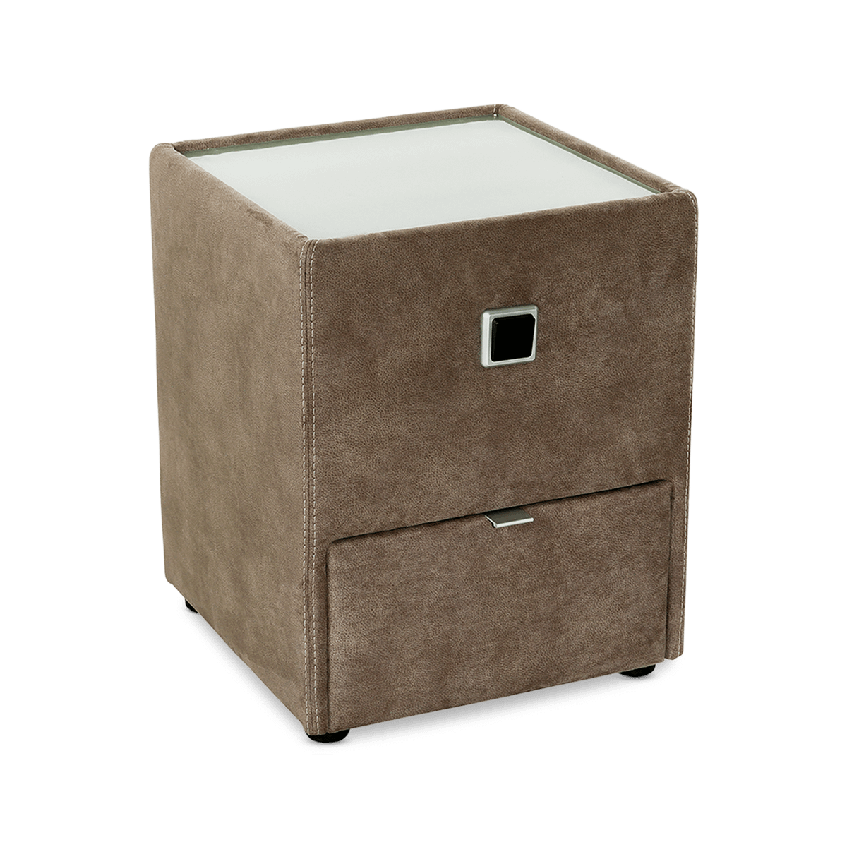 Nachttafel ASTEN Microvezel 411/09 Bruin