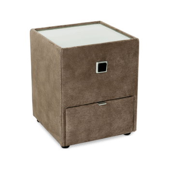 Nachttafel ASTEN Microvezel 411/09 Bruin Nachttafel ASTEN Microvezel 411/09 Bruin