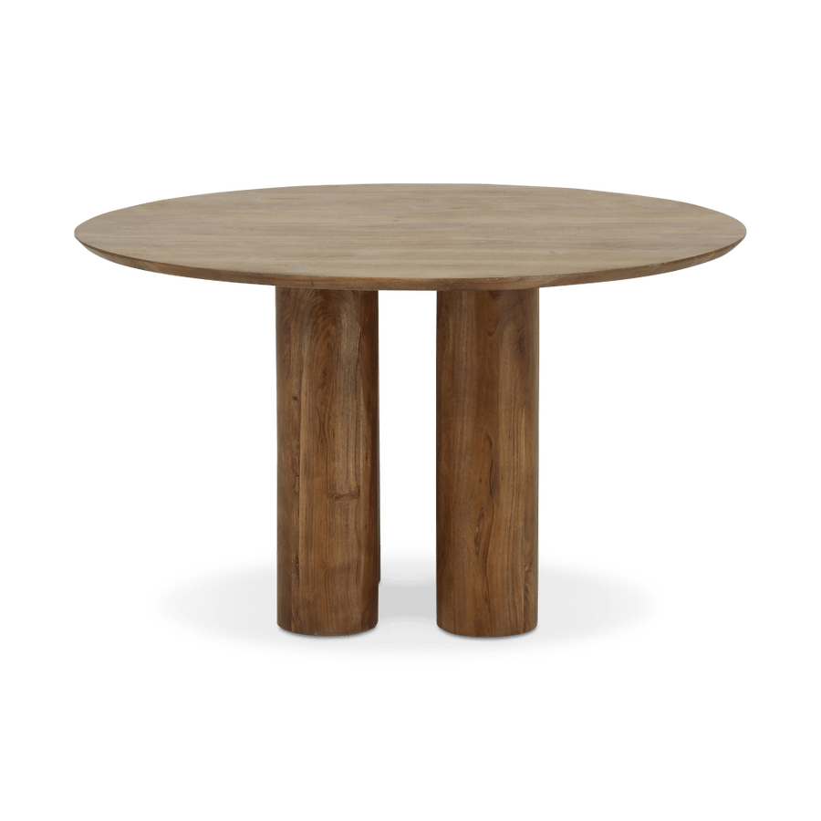 Eettafel MAYA Rond Ø130 Acacia Walnoot Eettafel MAYA Rond Ø130 Acacia Walnoot