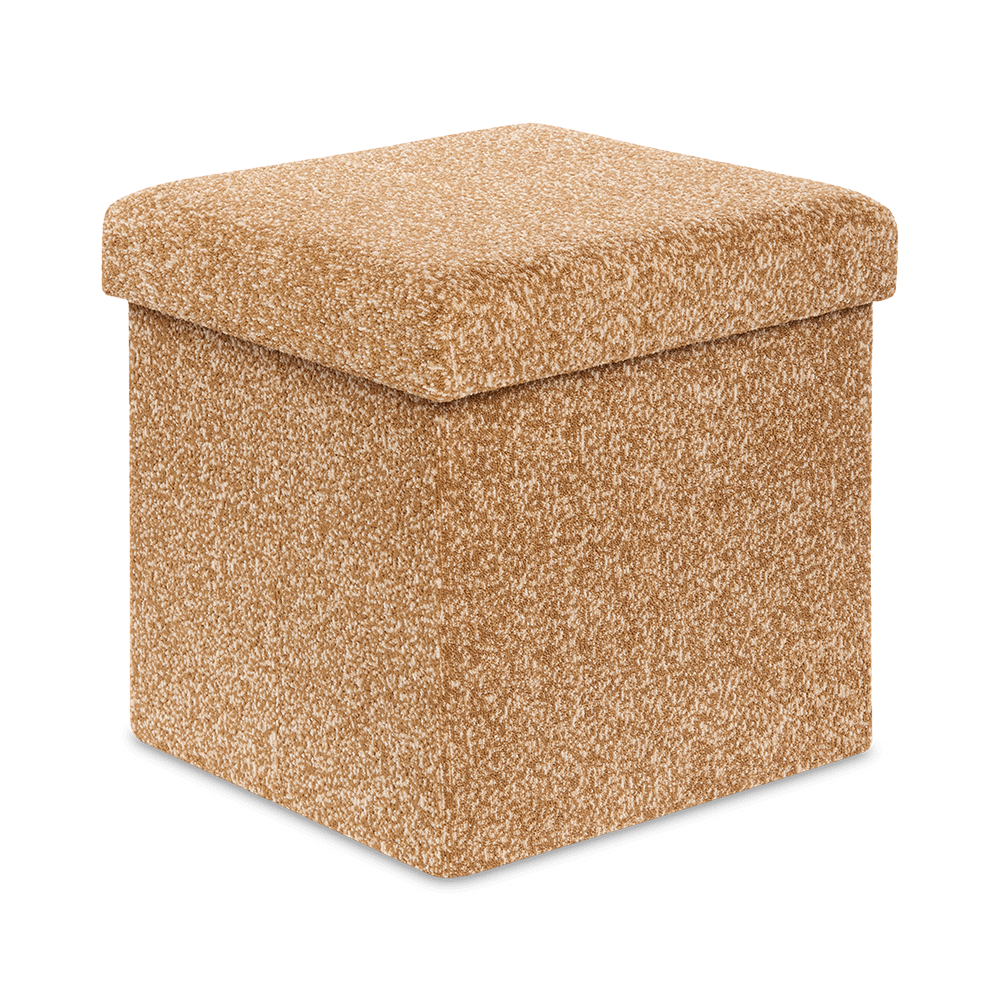 Opbergpouf WOZIA Vierkant Oker