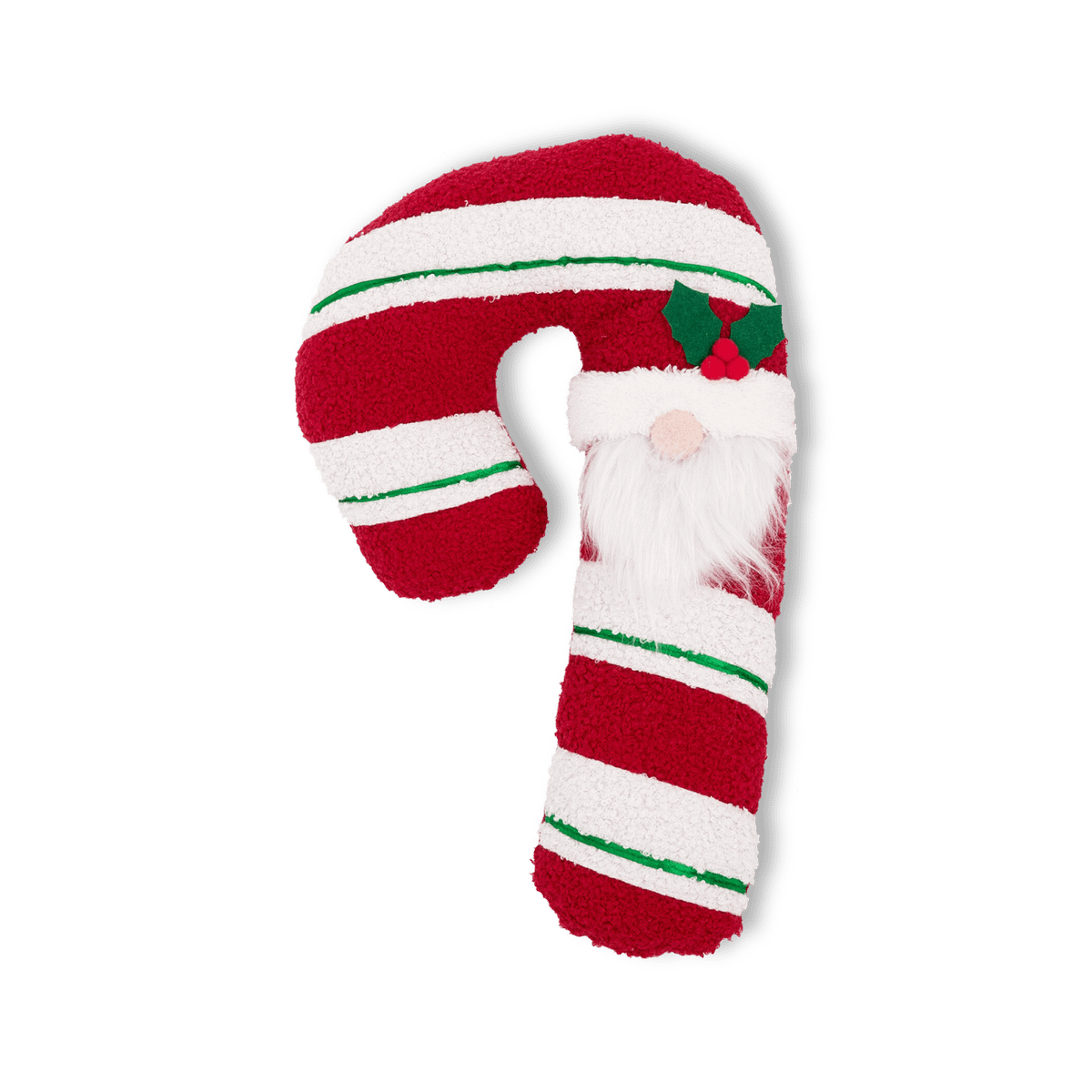 Kussen CANE Zuurstok Wit/Rood Ass.