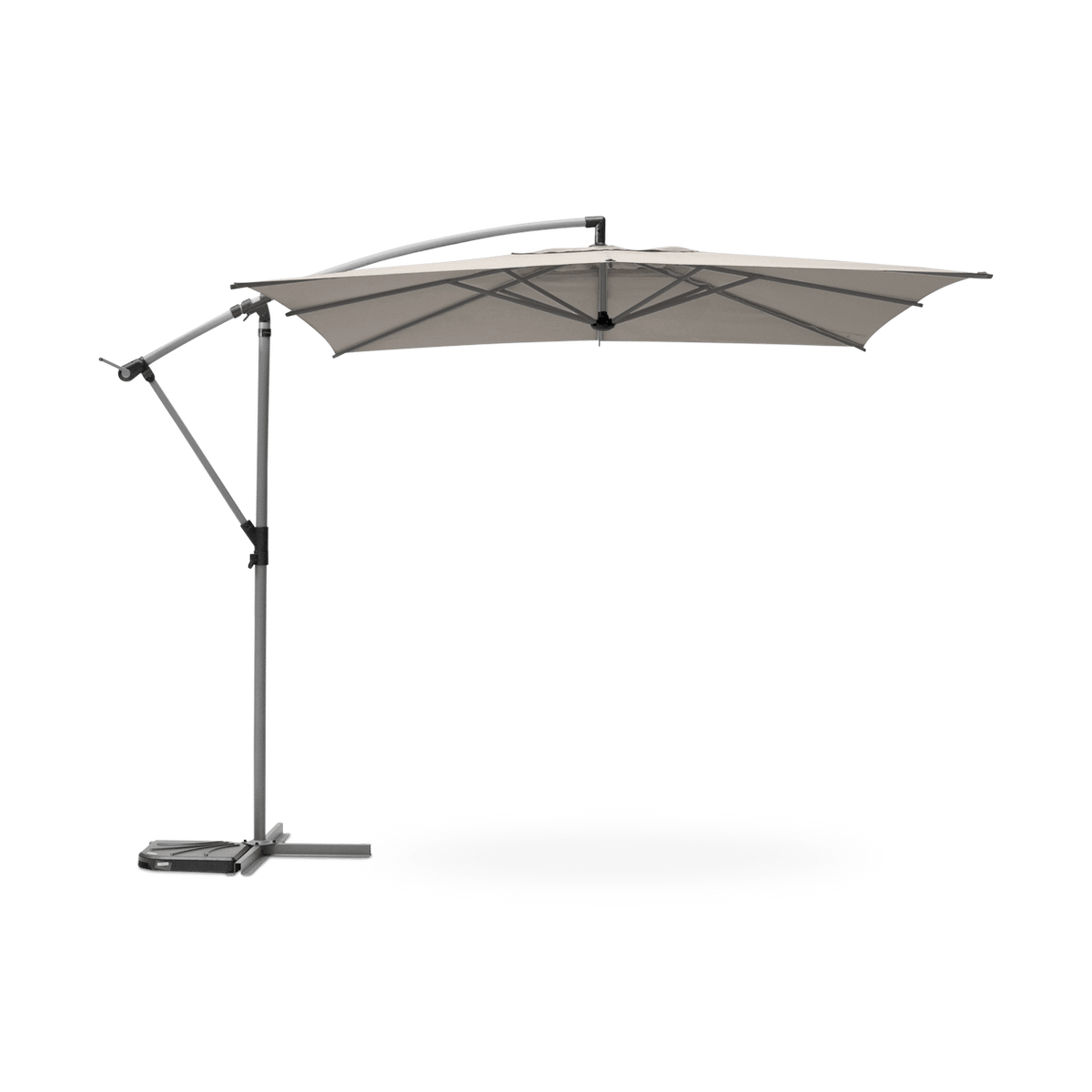 Zweefparasol MODENA Vierkant Taupe