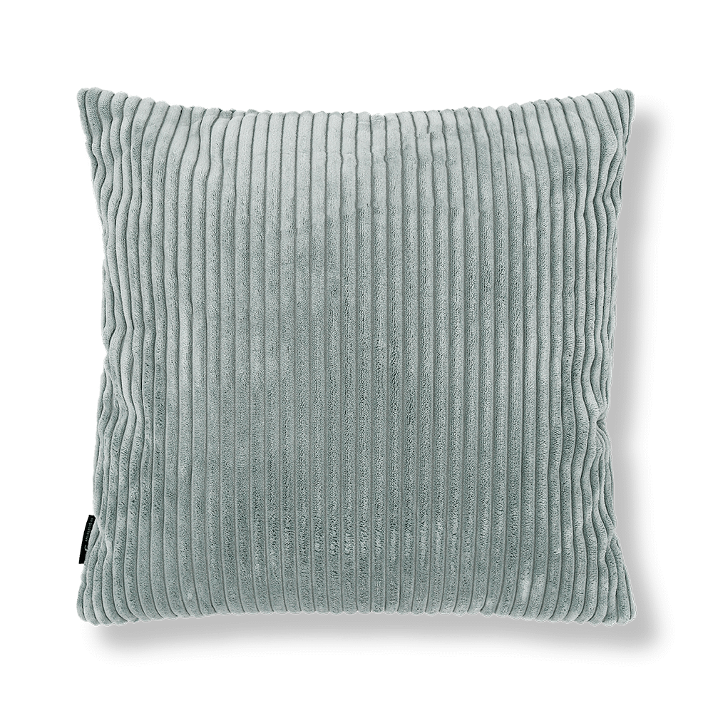 Kussen MILLY 45 Ribfluweel Aqua