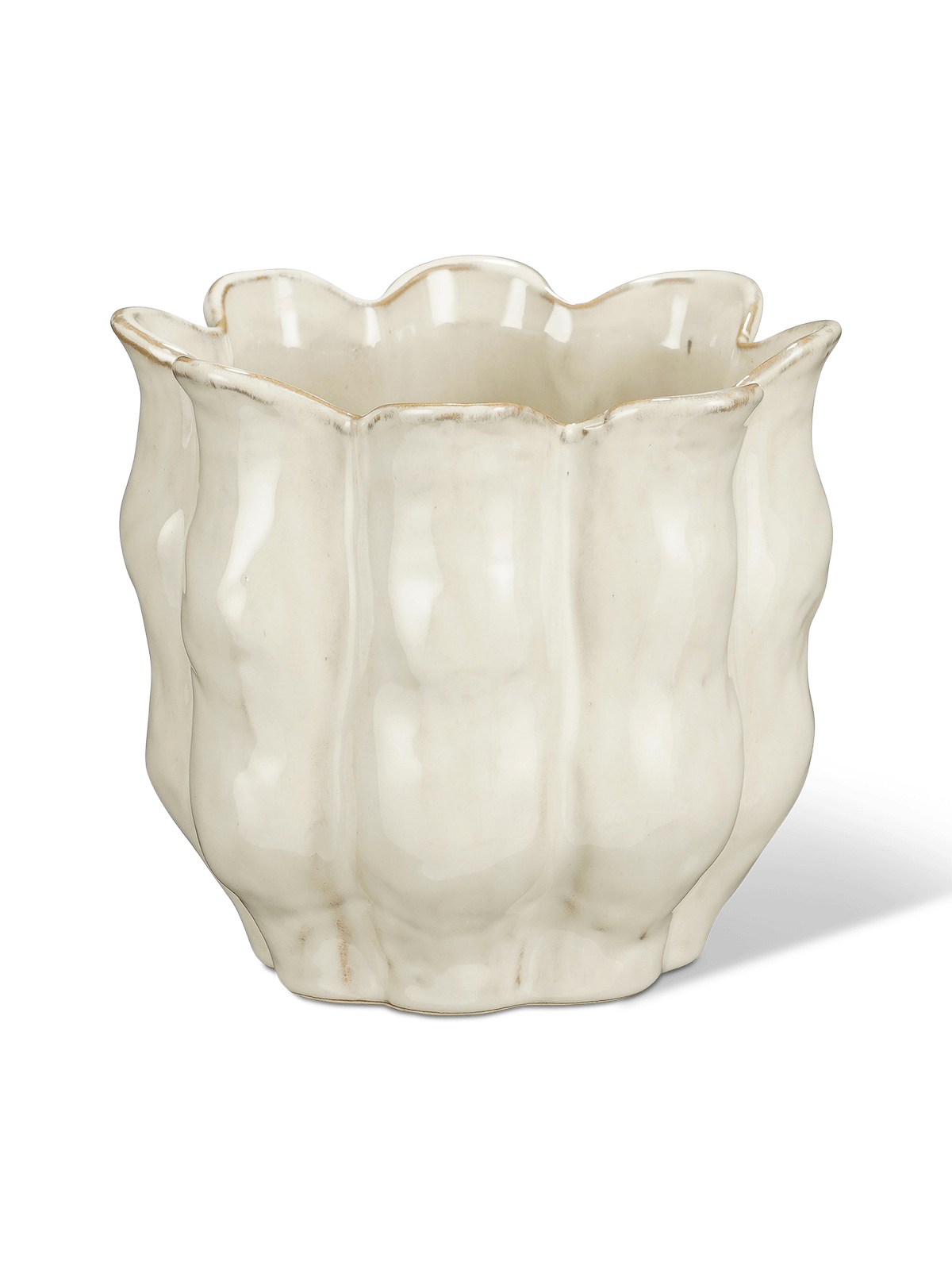 Bloempot Liolia L Ker. Off White