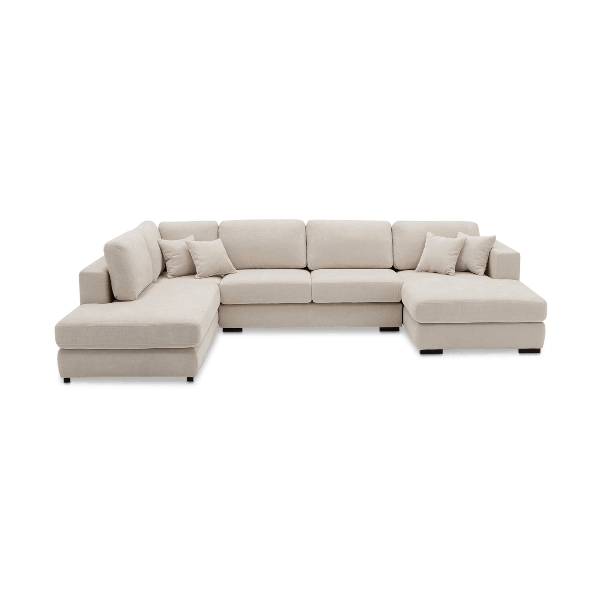 Hoeksalon GRANADA Longchair Rechts Beige B365