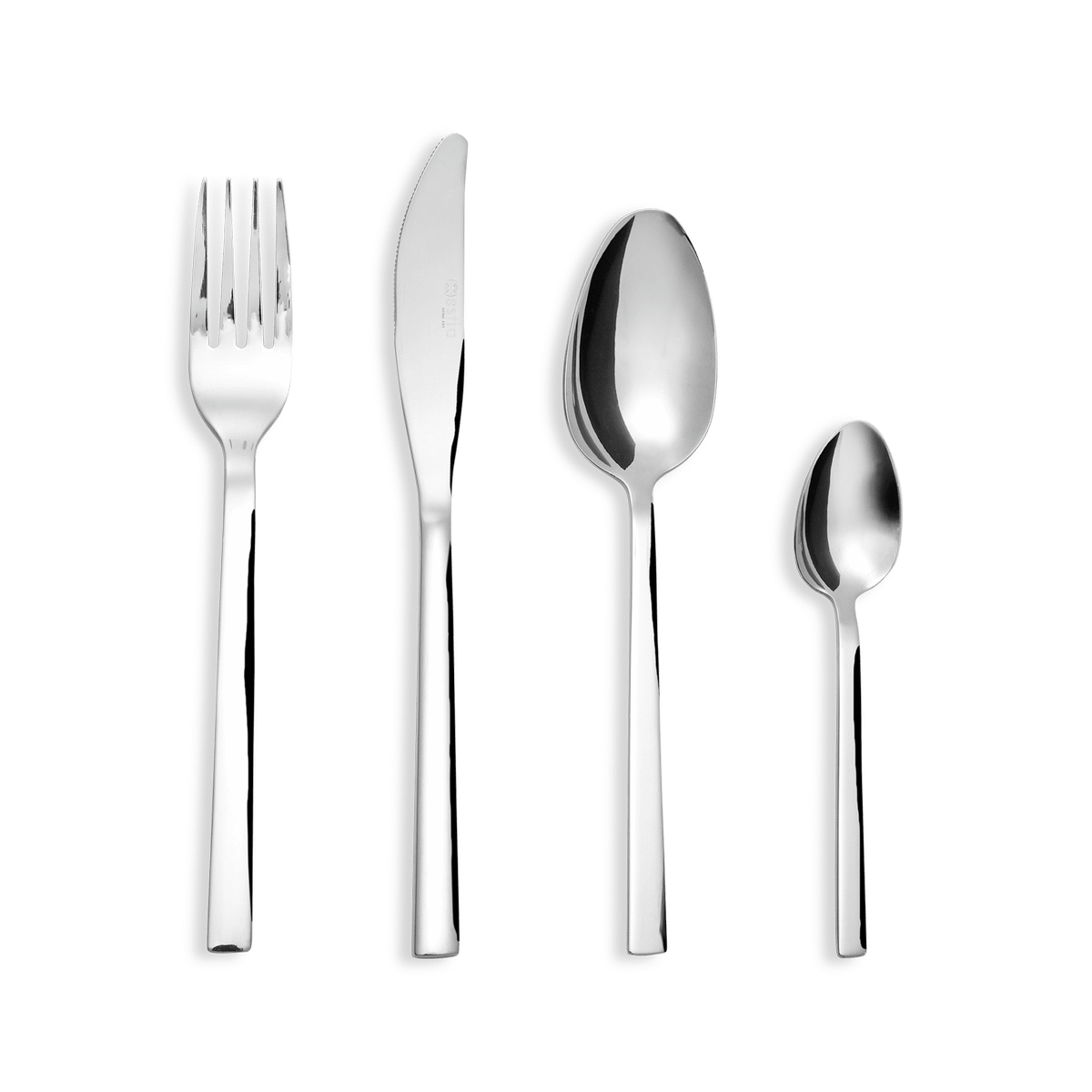 Bestekset ARISSA 24Del. RVS Mat Zilver