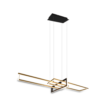 Hanglamp SALINAS Met. Mat Messing Hanglamp SALINAS Met. Mat Messing