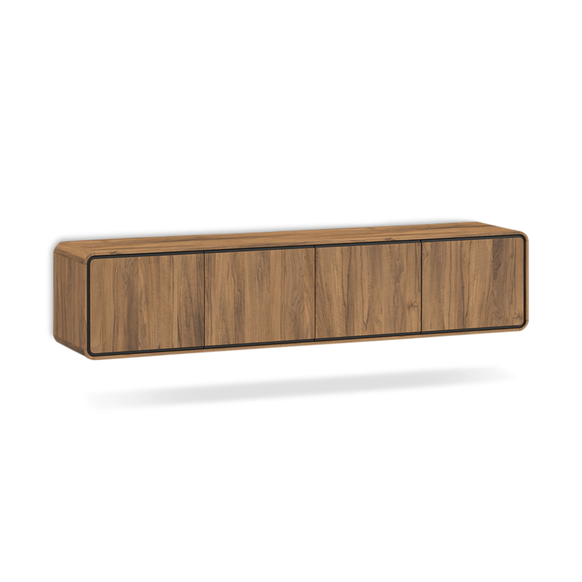 Tv-Meubel NESTOR Walnoot/Zwart B215