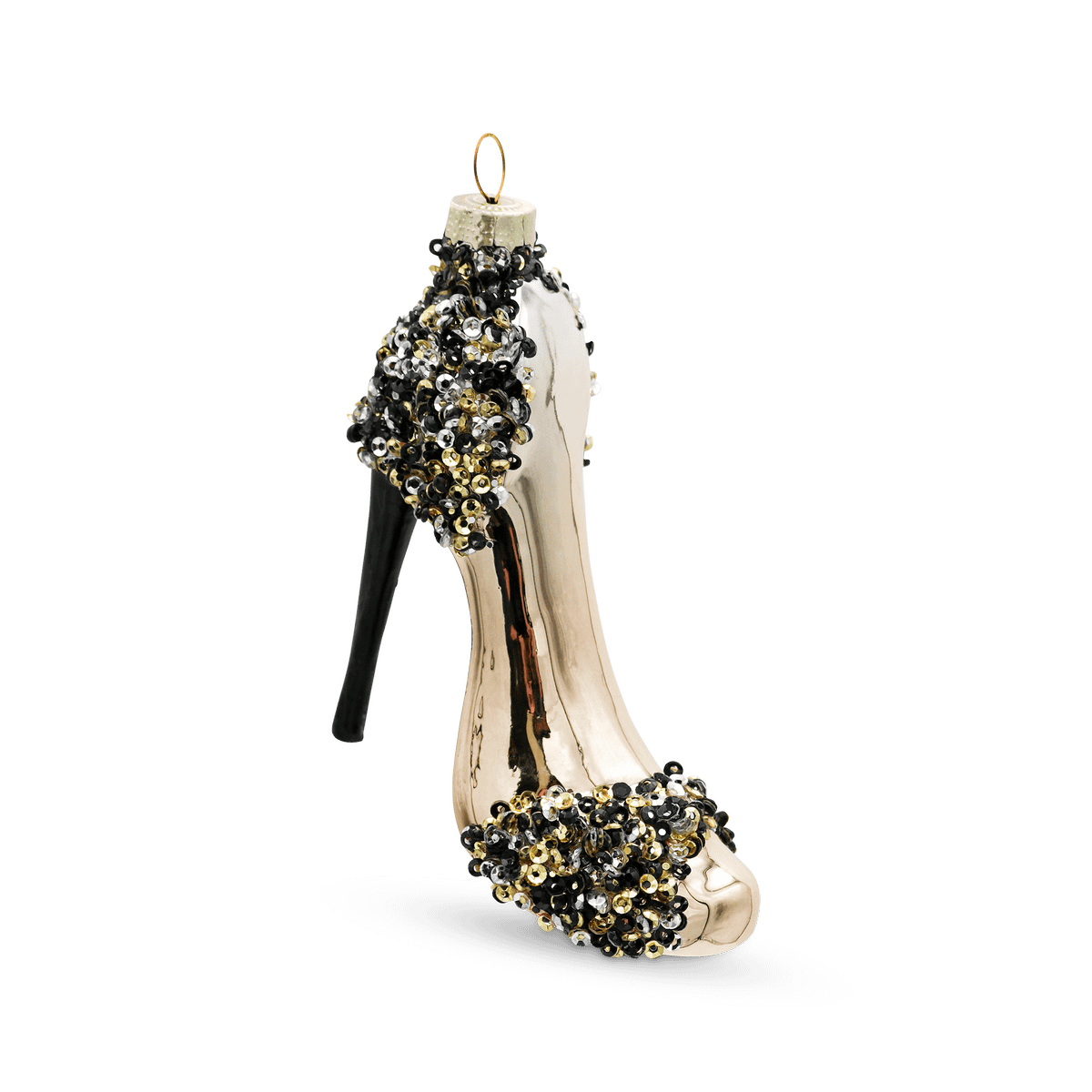 Hanger SHOE Muiltje Zwart/Goud Ass.
