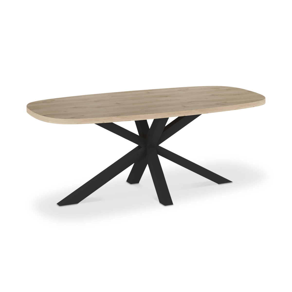 Eettafel CASTELLO Ovaal 210x101 Lichte Eik