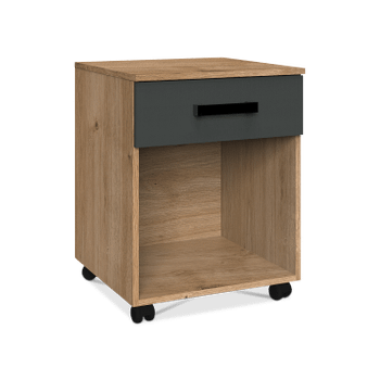 Rolcontainer HUVAR J04-Plankeneiche/Graphite Rolcontainer HUVAR J04-Plankeneiche/Graphite