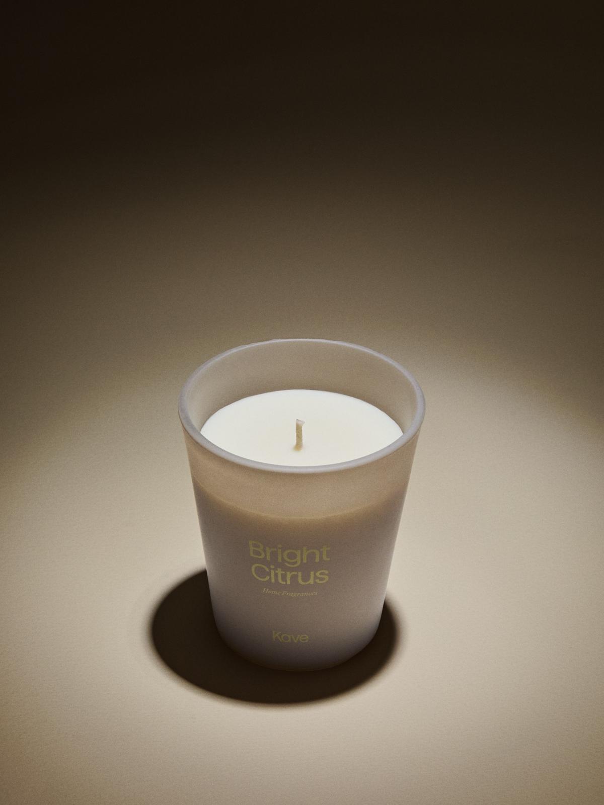 Set van 3 citronella geurkaarsen van 50g Bright Citrus
