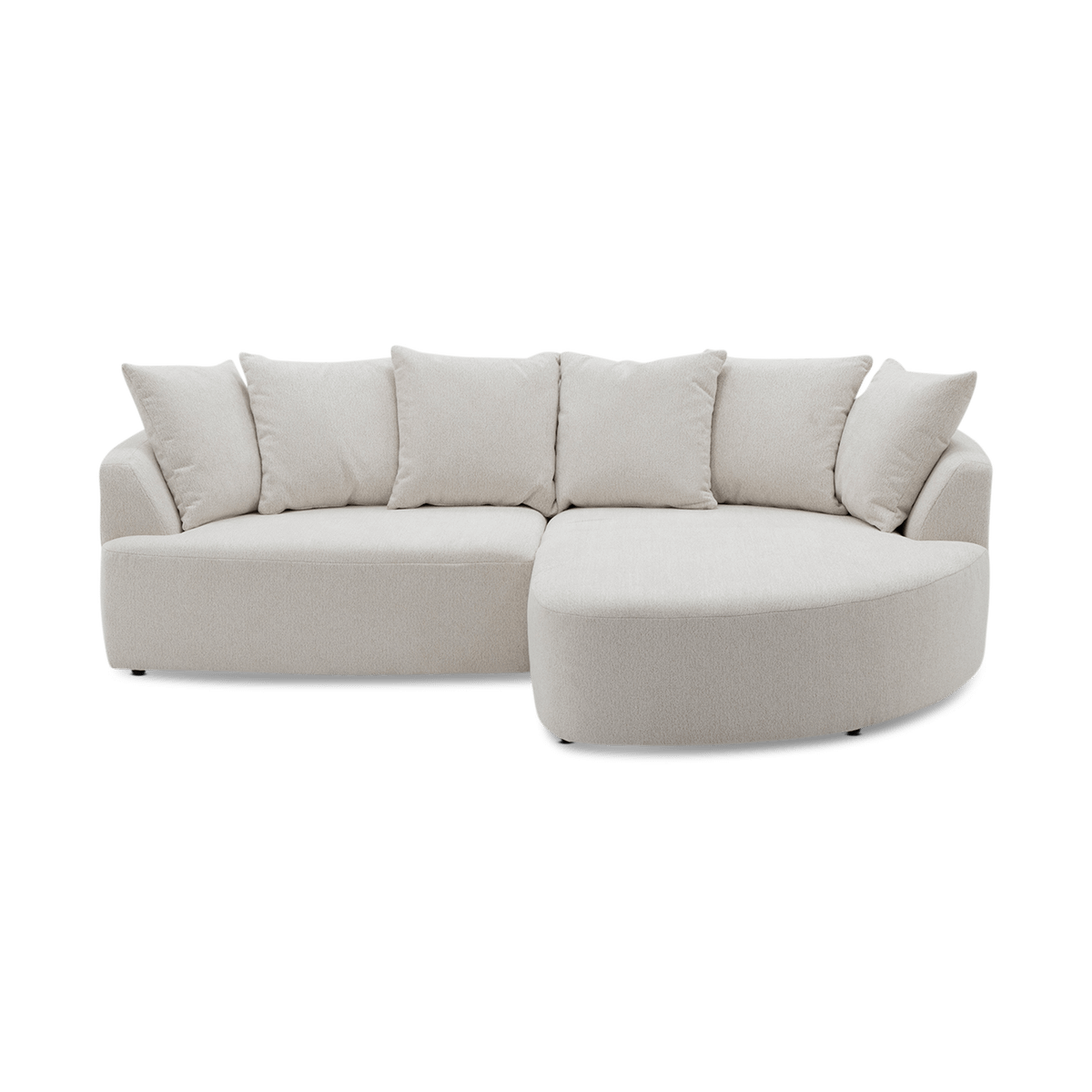 Hoeksalon FUEGO Beige Longchair Rechts B270