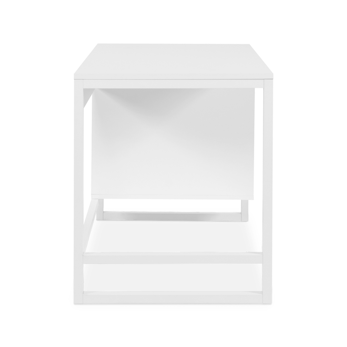 Bureau ALDO 1L-1D, B120-H75, Wit