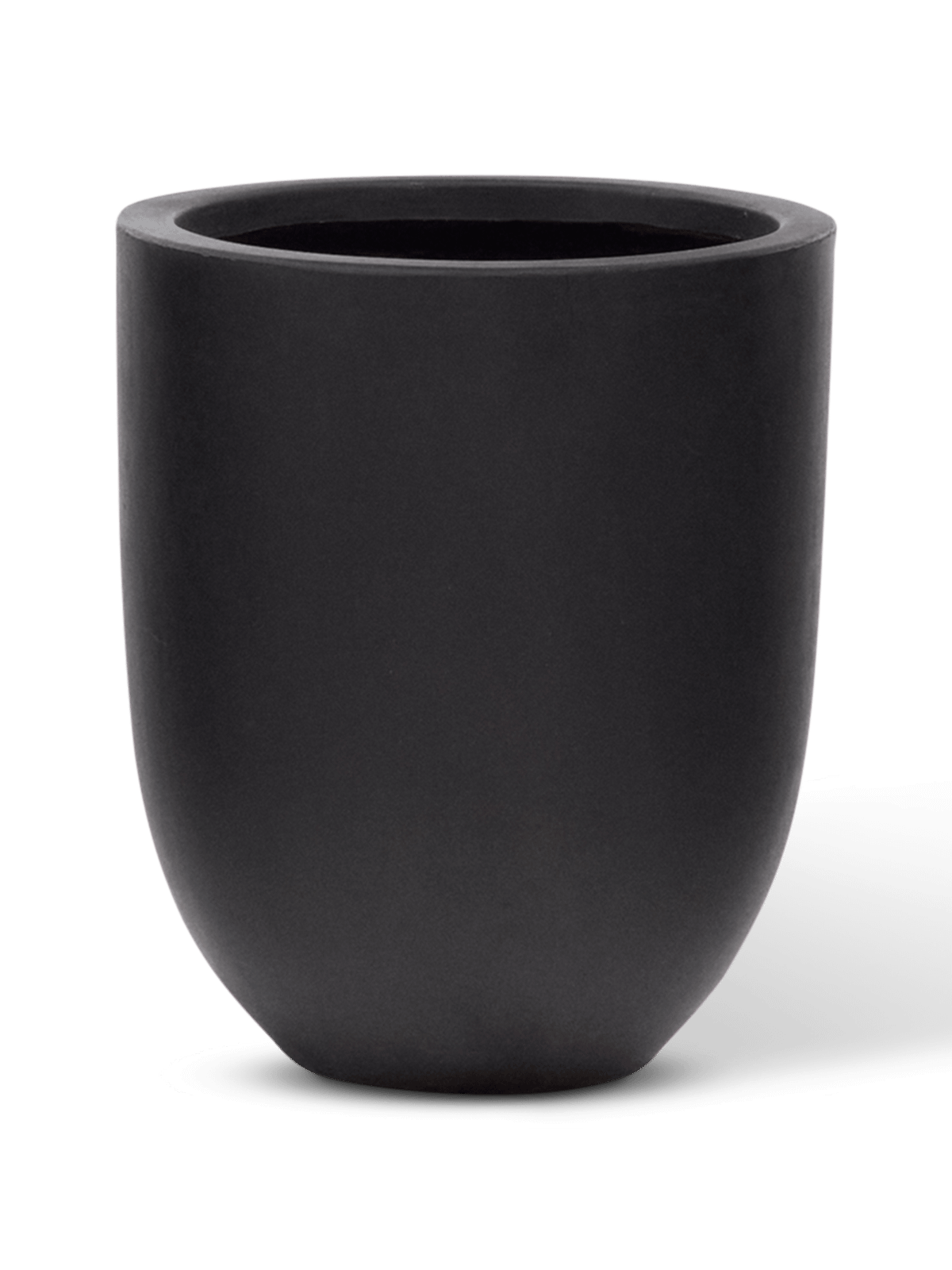 Aiguablava zwarte cement plantenbak ⌀39 cm