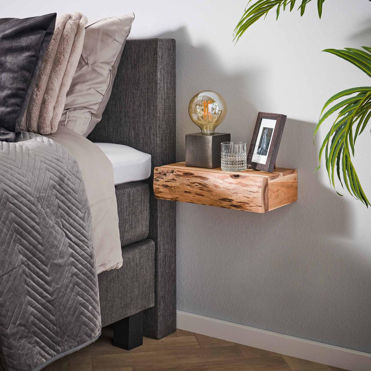 Nachttafelset Hangend ISALIE Massief Acacia