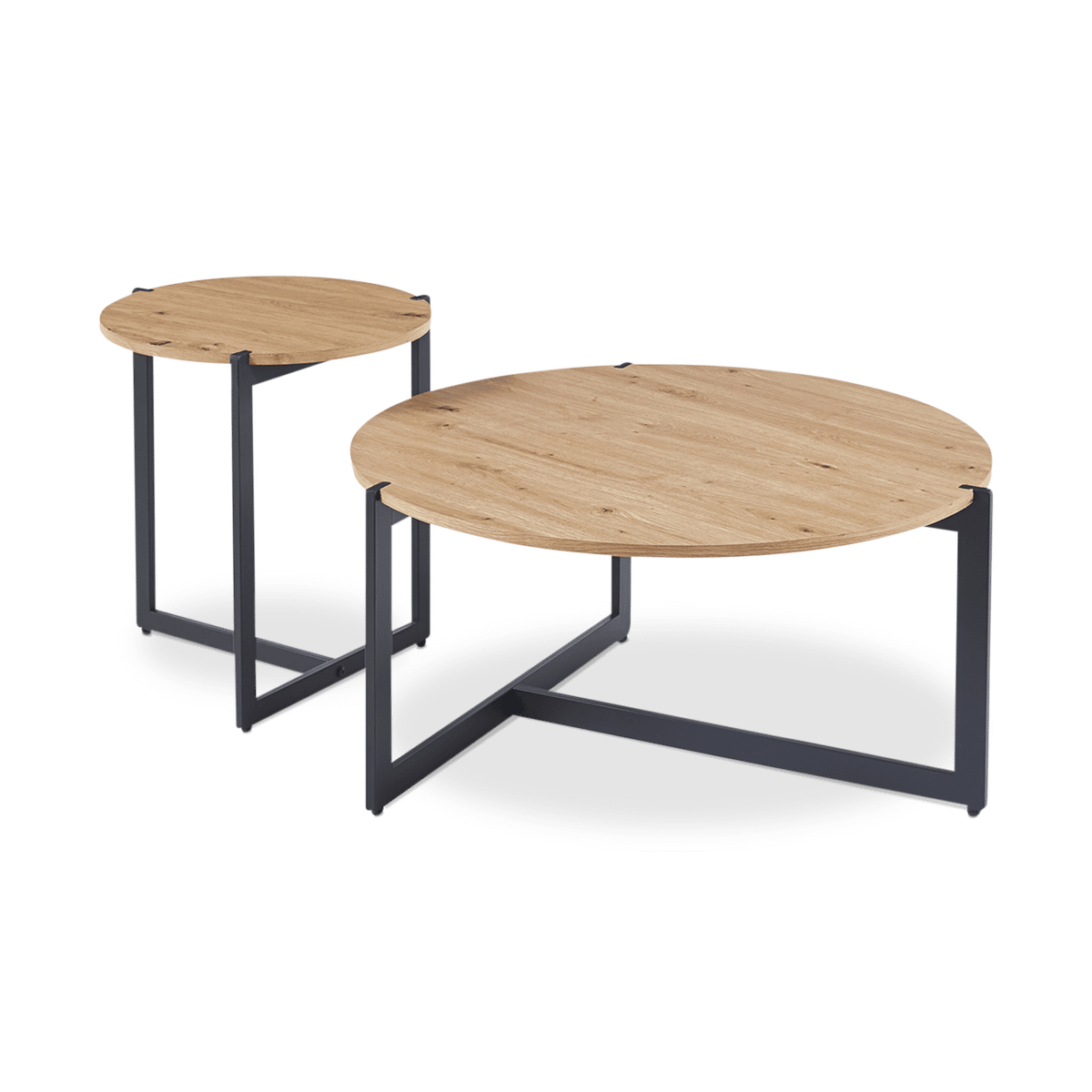 Salontafel ROWAN S/2 Oude Eik