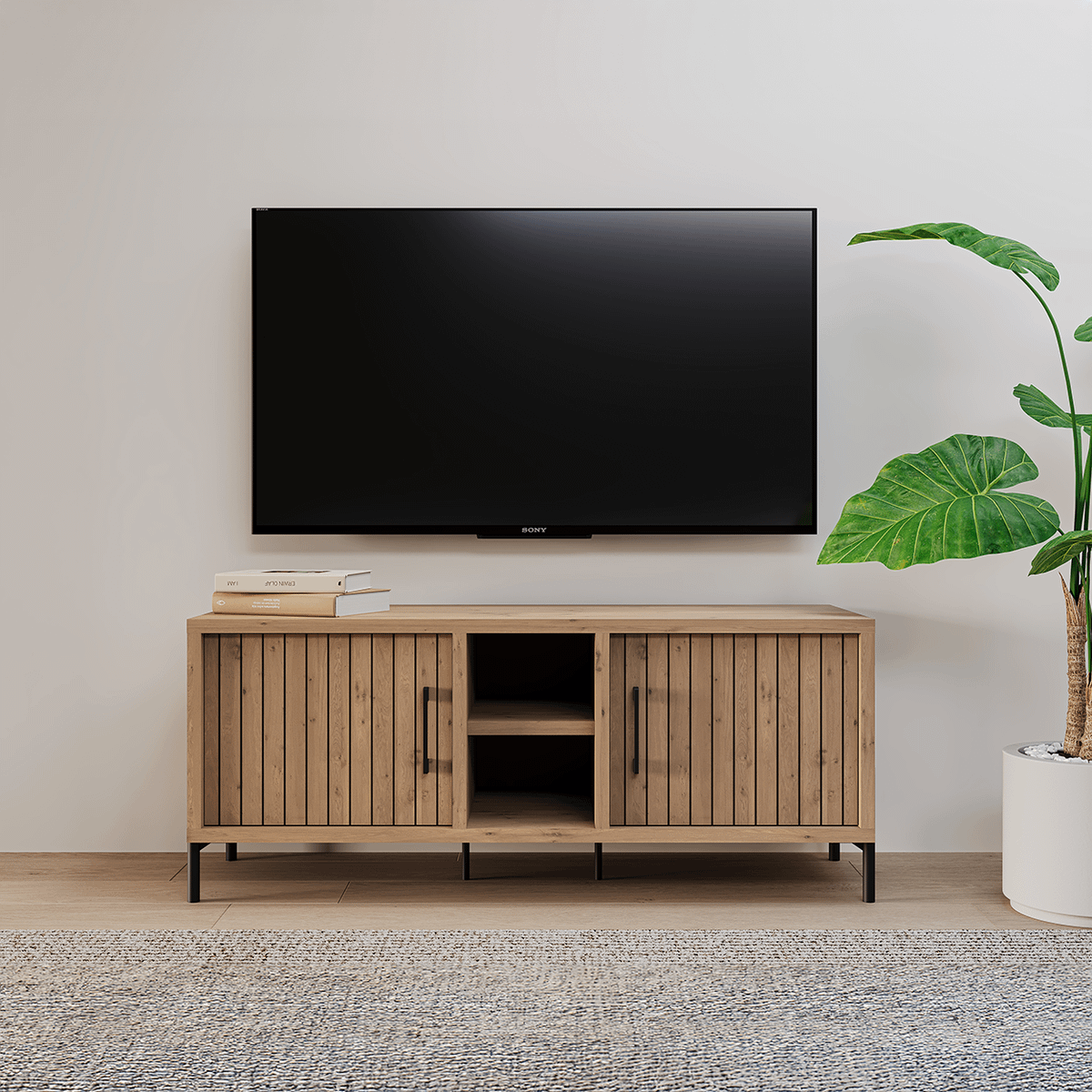 TV-meubel JAKARTA Eik Natuur B141